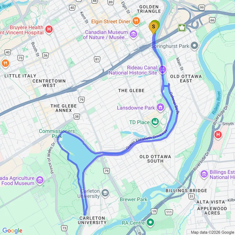 Map of Cherry Blossom at the Arboretum