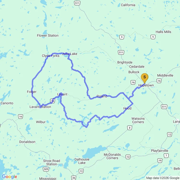 Map of Hopetown Hoedown with Tony!