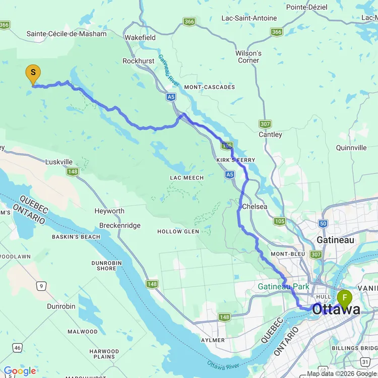 Map of Returning home 