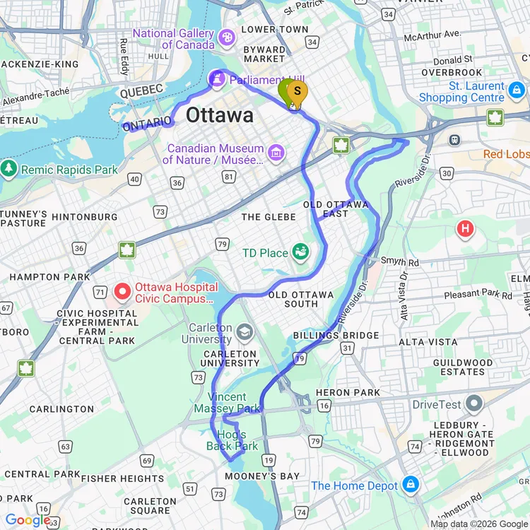 Map of the calm after the storm 